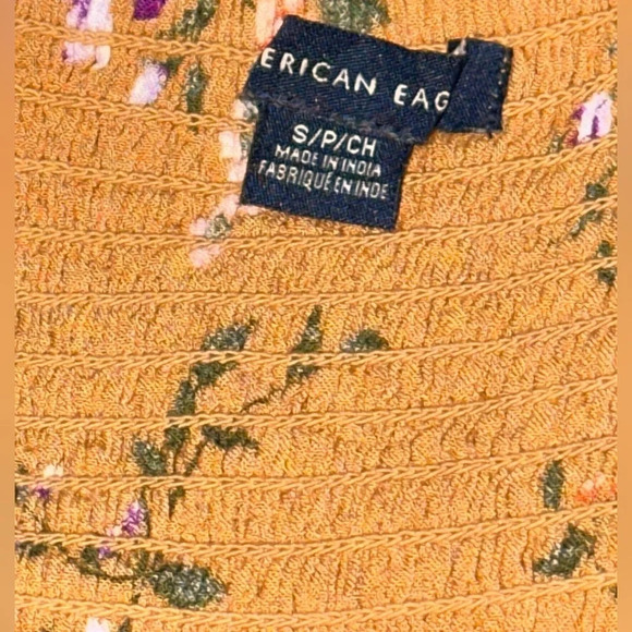 American Eagle Floral Button Up Mini Dress - Picture 9 of 10